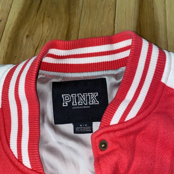 Victoria’s Secret pink varsity jacket - Picture 3 of 3